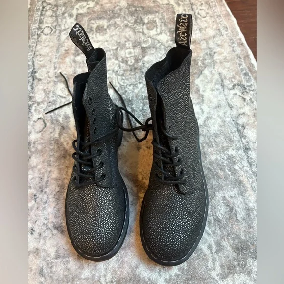Dr. Martens Metallic Black Boots - Picture 8 of 10